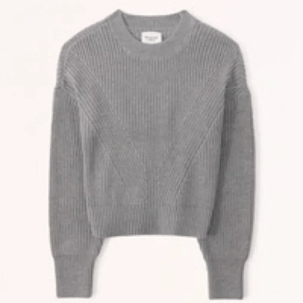Abercrombie & Fitch Gray Crew Neck Sweater - Picture 1 of 2